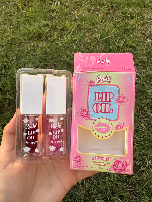 RUDE LIP OIL DUO PACK