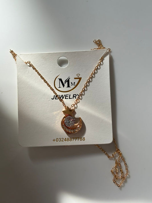 star moon pendant