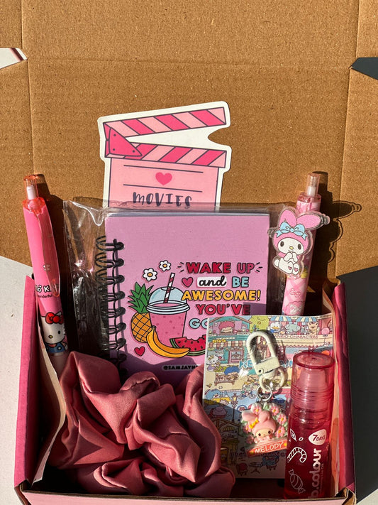 Pink gift box