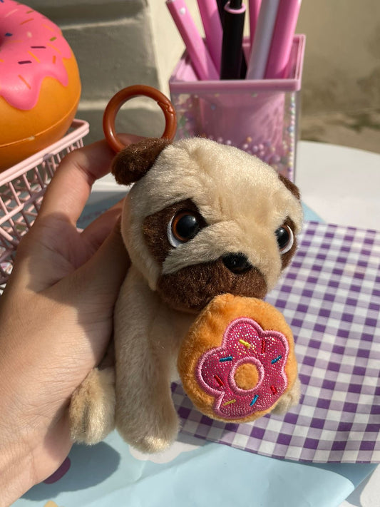 Dog Donut Key Chain