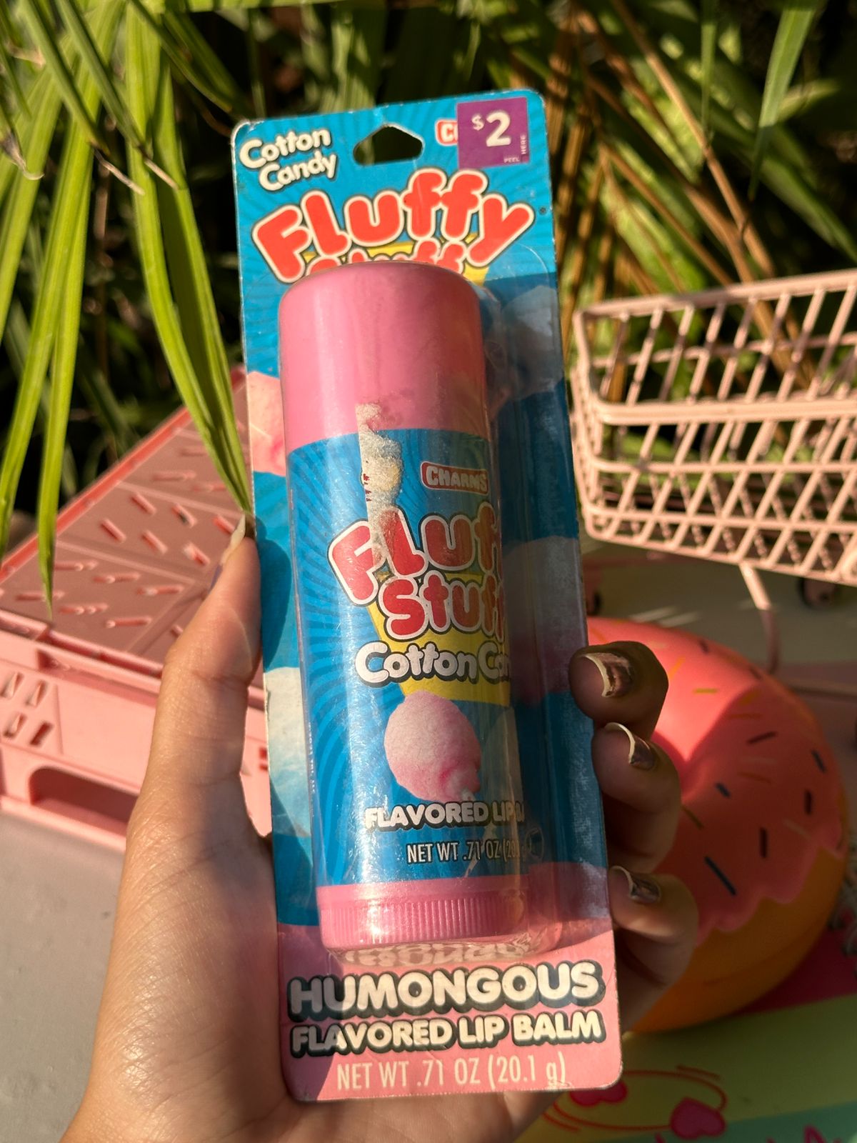 FLUFFY COTTON CANDY JUMBO LIPBALM