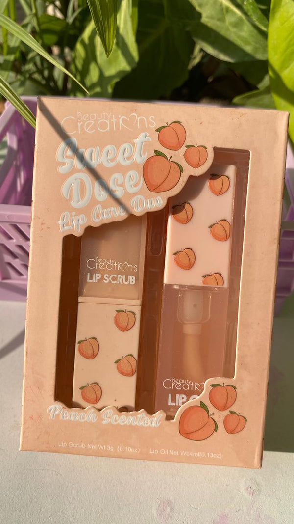 Beautycreations peach duo set