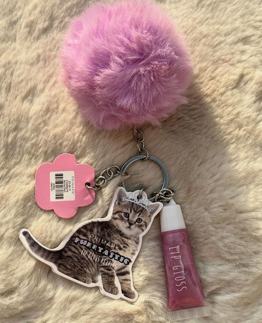 Lip Gloss & Key Chain