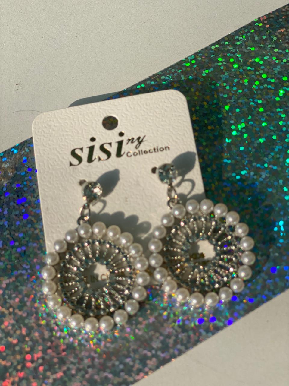 Sisi Elegent Silver Ear Rings