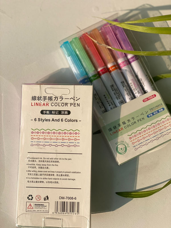 Stationary Linear Color Pen
