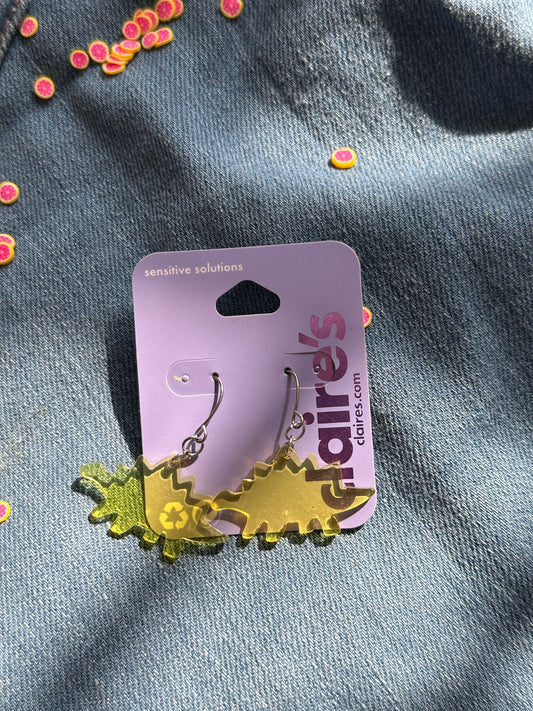 Claires Dino Earings