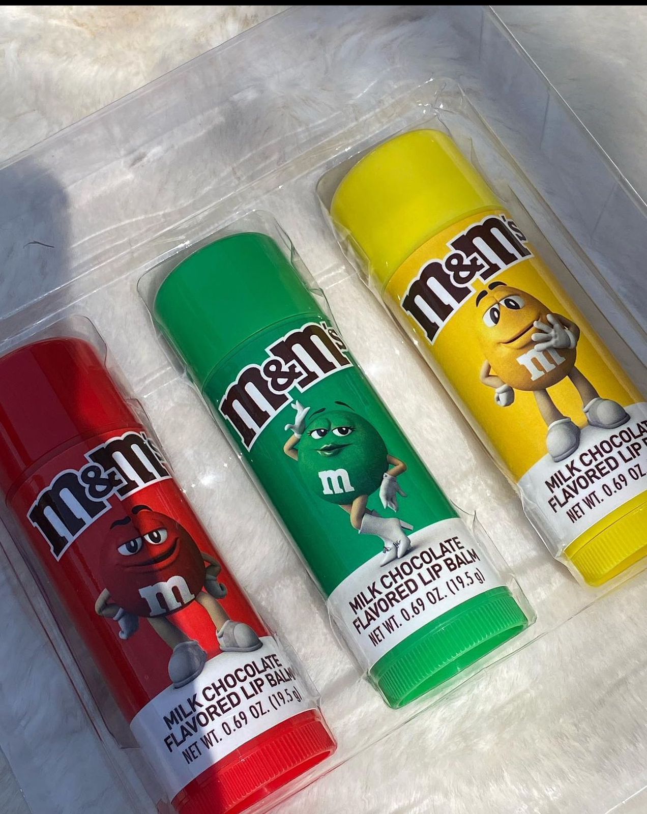 3 M&Ms Jumbo Lip Balms